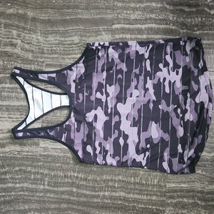 Zyia black camo Havana racerback tank
